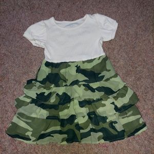 Girls Camouflage Dress Size XS (4-5)